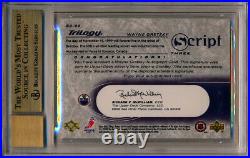 2003-04 Trilogy Scripts Wayne Gretzky Auto AUTOGRAPH BGS 9.5