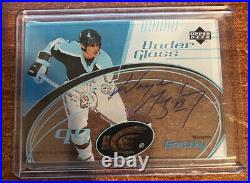 2003-04 UD ICE WAYNE GRETZKY Under Glass Auto UG-WG Edmonton Oilers Crazy Rare