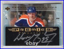 2003-04 Upper Deck Premier Signatures Autograph Auto Wayne Gretzky Oilers Rare