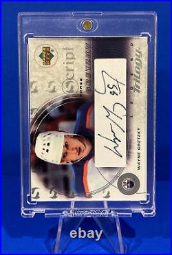 2003-04 Wayne Gretzky Ud Trilogy Scripts Sp Auto Signature Edmonton Oilers Goat