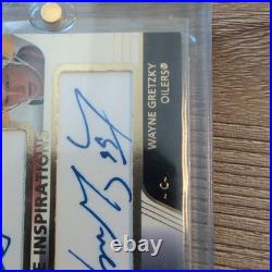 2003-4 UD Rookie Update Rookie Auto #161 Gretzky/Staal Dual Auto 011/199 SP