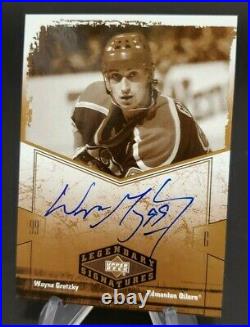 2004-05 UD Legendary Signatures Autographs #WG Wayne Gretzky Hard Signed