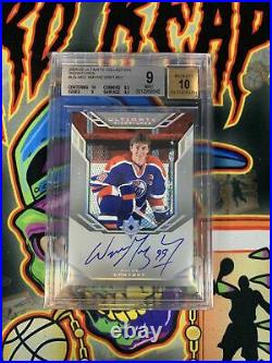 2004 Ultimate Collection Signatures Wayne Gretzky Oilers Kings SSP BGS 9 10 Auto
