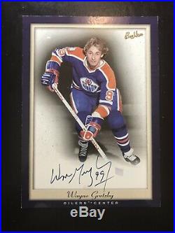 2005-06 UD Beehive 5x7 Photo Graphs Autograph Wayne Gretzky Edmonton Oilers SP