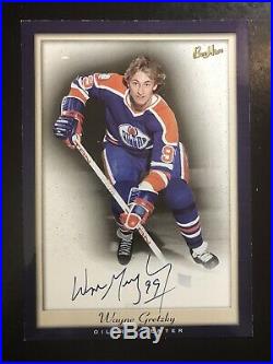 2005-06 UD Beehive 5x7 Photo Graphs Autograph Wayne Gretzky Edmonton Oilers SP