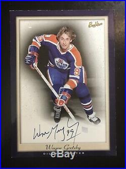 2005-06 UD Beehive 5x7 Photo Graphs Autograph Wayne Gretzky Edmonton Oilers SP