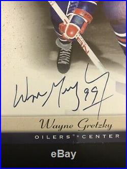 2005-06 UD Beehive 5x7 Photo Graphs Autograph Wayne Gretzky Edmonton Oilers SP