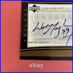 2005-06 Upper Deck Trilogy Legendary Scripts LEG-WG Wayne Gretzky SSP