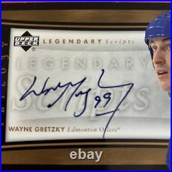 2005-06 Upper Deck Trilogy Legendary Scripts LEG-WG Wayne Gretzky SSP