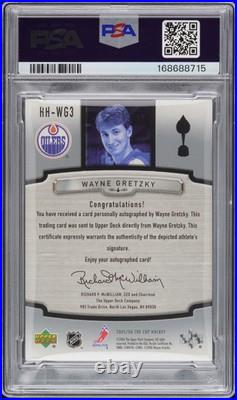 2005 Upper Deck The Cup Hardware Heroes Wayne Gretzky #HHWG3 Autograph /8 PSA