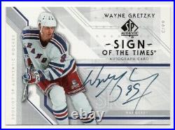 2006-07 SP Authentic Sign of the Times Autograph #ST-WG Wayne Gretzky SP