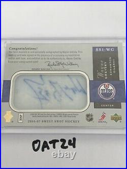 2006-07 Sweet Shot Wayne Gretzky Signature Shots Ice Signings Auto 11/100 RARE