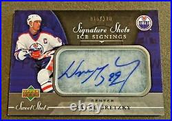 2006-07 Sweet Shot Wayne Gretzky Signature Shots Ice Signings Auto 15/100 Oilers