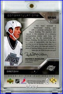 2006-07 The Cup Signature Patches WAYNE GRETZKY Patch Auto 20/25 KINGS