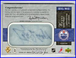2006-07 UD Sweet Shot WAYNE GRETZKY Signature Shots Ice Signings Auto Card /100