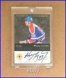 2006-07 Ultimate Collection WAYNE GRETZKY On Card AUTO SSP /10 Achievements (MB)