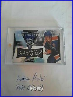 2007-08 The Cup Chirography Wayne Gretzky Auto Autograph 04/50