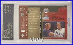 2008 2009 UPPER DECK Gordie Howe & Bobby Hull PSA DNA AUTO AUTOGRAPH MASTERPIECE