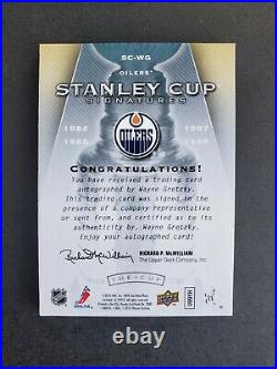 2009-10 The Cup Stanley Cup Signatures Wayne Gretzky Auto Autograph /50 BEAUTY