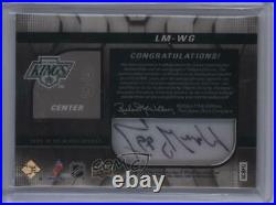 2009 UD Black Lustrous Materials Dual Jersey /50 Wayne Gretzky #LM-WG Auto HOF