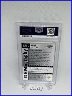 2009 Upper Deck Black Diamond Auto Wayne Gretzky Kings SSP PSA 8 POP 1