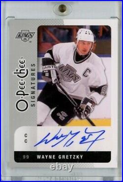 2010-11 O-Pee-Chee Signatures #OSWG Wayne Gretzky SP AUTO RARE! Kl