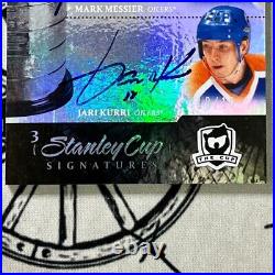 2010-11 UD The Cup GRETZKY/MESSIER/KURRI 3 Stanley Cup Signatures /10 #SC3-EDM