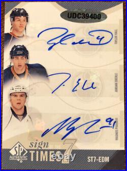 2010-11 Ud Sp Authentic Sign Of The Times 7 Gretzky Messier Hall Eberle #6/6 1/1