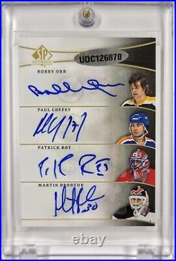 2011-12 UD SP Authentic Sign of the 8 times #'D 5/5 w COA 8 AUTOS