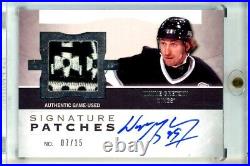 2012-13 The Cup Signature Patches WAYNE GRETZKY Patch Auto 07/15 KINGS