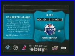 2012-13 Upper Deck The Cup Brilliance Autograph Auto Wayne Gretzky Oilers