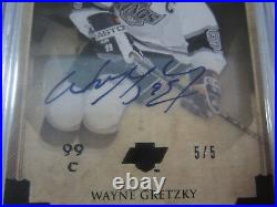 2013-14 Artifacts Wayne Gretzky Signed Autographed Card #'d 5/5 La Kings RARE