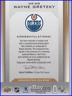 2013-14 Edmonton Oilers Collection, Monumental Emblems, Wayne Gretzky, Oil Drop
