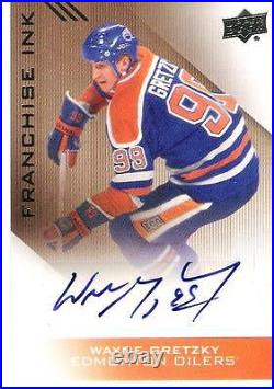 2013-14 Edmonton Oilers Collection Wayne Gretzky Franchise Ink Autograph