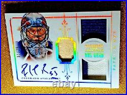2013-14 PATRICK ROY Panini National Treasures NHL GEAR Patch Autograph /25 GROY