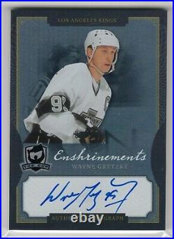 2013-14 Ud The Cup Enshrinements Autograph Auto /60 Wayne Gretzky La Queens