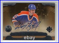 2013-14 Ud Ultimate Signatures Autograph Auto Ssp Wayne Gretzky Oilers