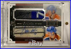 2013-14 Wayne Gretzky / Jari Kurri Dual Cup Scripted Sticks Autograph Sp /15