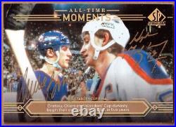 2014-15 SP Authentic Limited Moments #199 Mike Bossy / Wayne Gretzky DUAL AUTO