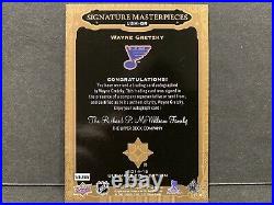 2014-15 Upper Deck Ultimate Collection Signature Masterpieces Wayne Gretzky RARE