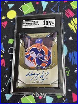 2014 Upper Deck Ultimate Collection Signatures Wayne Gretzky On Card Auto SGC 9