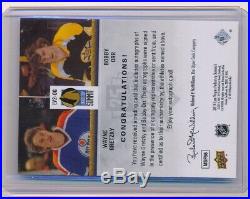 2014 Upper Deck Wayne Gretzky Bobby Orr #LV2-OG Dual Auto Autograph /10