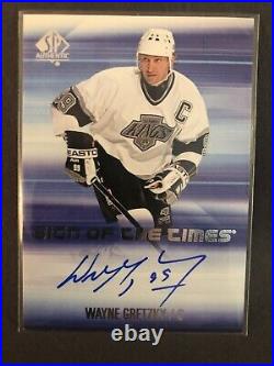 2015-16 SP Authentic Sign of the Times Wayne Gretzky SOTT auto SP