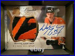 2015-2016 UD The Cup. Limited Logos. Wayne Gretzky Patch Autograph. 02/10