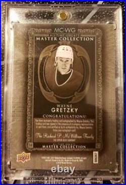 2015 Wayne Gretzky Upper Deck Master Collection Auto /20 All Time Greats UD