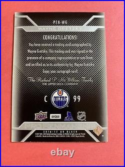 2016-17 UD Black Penmanship PEN-WG Wayne Gretzky