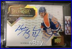 2017-18 Splendor Upper Deck Wayne Gretzky Gold Splendid Signatures 1/5