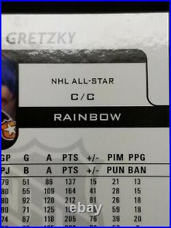 2017-18 Wayne Gretzky Platinum Rainbow Auto. Super Low Numbered Just 3/10
