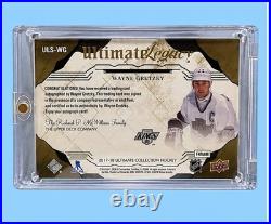 2017-18 Wayne Gretzky Ultimate Legacy Auto Autograph On Card Ultimate Collection