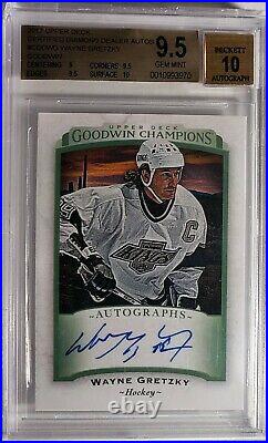 2017 Wayne Gretzky Ud Goodwin Champs CDD Autographed Card #cdd-wg Bgs 9.5/10 Gem